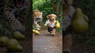 Poor puppy was mocked because of his old, torn backpack #ai #dog #BKAKG