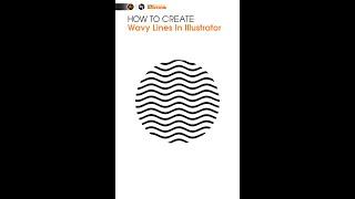 Adobe_Illustrator_Tutorials | Create "wavy lines" in adobe illustrator