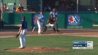 Patrick Burns 2017 Intermediate World Series ESPN Highlights