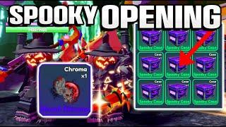 Opening 16 Spooky Cases w/ Girlfriend | Elemental Dungeons Halloween Update | Insane Luck