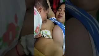 Ibu Muda Menyusui Susunya Besar #breastfeeding #ibumenyusui #shorts