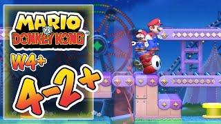 Mario vs Donkey Kong - Level 4-2+ - All Presents (Gifts) W4+ - Merry Mini-Land Plus