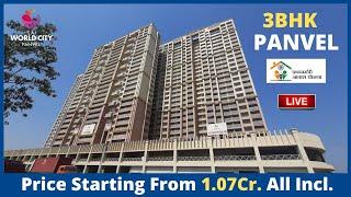 3BHK Actual Flats in Sai World City Paradise Group | Panvel, Palaspe Phata | Sample Flats