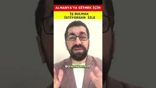 Almanya'da iş Bulmak Kolay / Nereye Başvurmalısın / İş Sözleşmesi Nasıl Bulunur /   #short