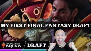 MY VERY FIRST FINAL FANTASY DRAFT | MTG Final Fantasy Early Access Draft | MTG Arena