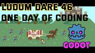 Ludum Dare 46 Game Jam | Making a Game in 24 Hours? | Godot Game Engine Game + Source Code