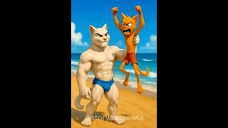  They laughed at them on the beach, and look what happened... #shorts #cats #cat #story #kitten 