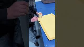 Kevlar Curtain for Aluminum Extrusion Process made from SWK 4 Kevlar Belt - Part 1