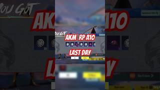 A10 Rp AKM Creat opinion Last day #pubgmobile #pubglite #bettlegroundmobile #gaming