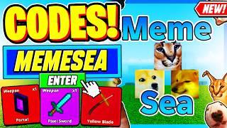 ️New️ ALL WORKING CODES For Meme Sea 2024 - Roblox Meme Sea Codes 2024