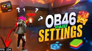 Revealing : SECRET AIMBOT SETTINGS Get 99% Headshots After OB46 Update l Bluestacks 4 | Msi | (4K)