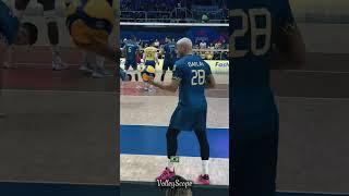 DARLAN SOUZA POWERFUL JUMP SERVICE  #barzil  #volleyballplayer #volleyball #volleyballshorts