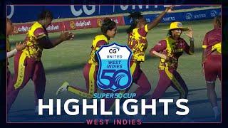 Final Over THRILLER | Leeward Islands Women v Jamaica Women | CG United Super50