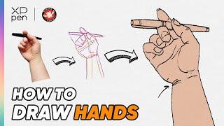 How To Draw Hands - Step by step