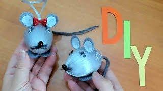 DIY/МК Как сделать символ 2020 года - мышат. Symbol of 2020 - mouse