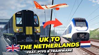 Travelling from the UK to the NETHERLANDS in Roblox!