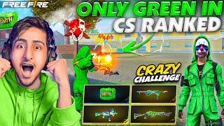 Only Green🟢In Free Fire ChallengeAll Gun Are Green [A_s Gaming] - Free Fire India