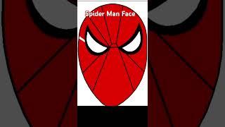 Spider Man Face using python programming #coding #viral #phython #graphics