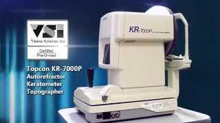 Topcon KR 7000P Autorefractor Keratometer Topographer