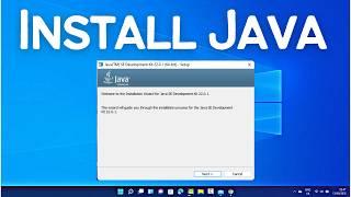 How to Install Java JDK on Windows 11 ( with JAVA_HOME ) (2024)