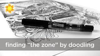 Finding "the zone" by doodling nonsense
