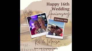GREYMOUSE I Celebrating 16 Years of Love: Happy Anniversary, Marisa and Kelvin!