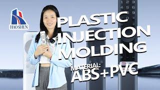 Custom-made injection molding home remote ABS+PVC material parts （https://www.haoshuntech.com）