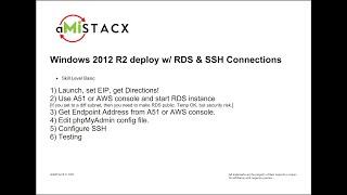 Leverage Windows RDP to connect to AWS EC2 and RDS instances