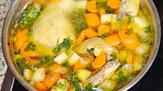 Vegetable Chicken Soup Recipe  Best Healthy Soup you need