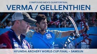 Abhishek Verma v Braden Gellenthien – compound men’s quarterfinal | Samsun 2018