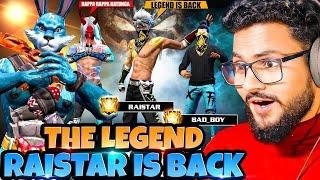 Finally Raistar Kill 3 Biggest V Badge Youtuber in Single Match  BR Rank आजा 1 vs 4 में !! 