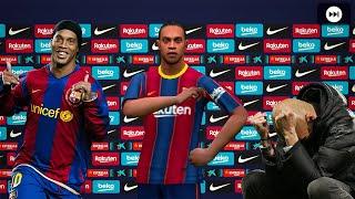 RONALDINHO & GUARDIOLA Iconic moment - Trick | eFootball PES 2021 Mobile | Barcelona