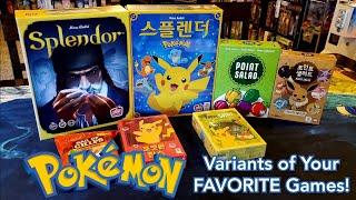 Unboxing Pokémon Versions of Splendor, Point Salad, & MORE!