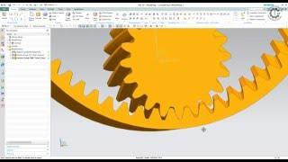 Siemens PLM NX GC Toolkit - Internal Helical Gear Modeling