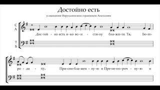 Достойно есть