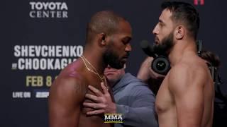 UFC 247 Weigh-Ins: Jon Jones vs. Dominick Reyes Staredown - MMA Fighting