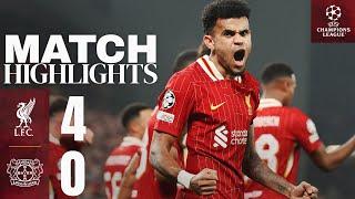 Luis Diaz HAT-TRICK! Liverpool 4-0 Bayer Leverkusen | Champions League Highlights