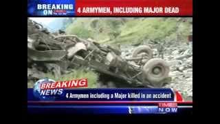 4 Army men including a Major killed in an accident in Kupwara District