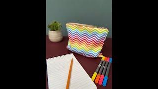 EASY How To Make A Fabric Pencil Case Guide! #howto #pencilcase #diy #backtoschool