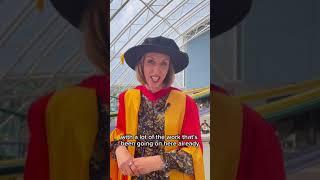 How does it feel to be an Honorary Graduate? | Dr Louise Newson #graduations
