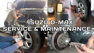 ISUZU D-MAX SERVICE & MAINTENANCE | Team BASIC VLOGS