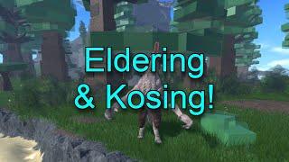 Roblox Dinosaur Simulator - Eldering & Kosing As Fasolatherium! (Faso Vs. MEGA!)