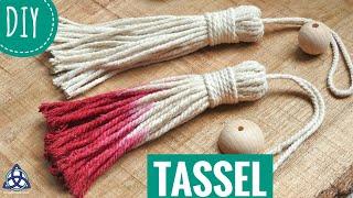 How to Make Tassel DIY - Macrame Wall Hanging Boho Craft