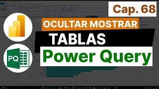 Cargar y Ocultar Tablas en el Modelo de Datos con Power Query