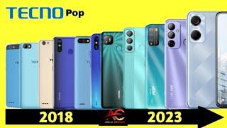 Evolution of Tecno Pop Series 2018-2023 | Tecno Evolution