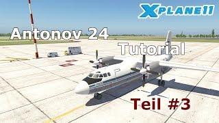 X Plane 11 | Antonov 24 Tutorial - Teil 3 | Navigation, VOR, NDB | GERMAN