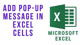 How to Add Pop Up Message on Cell Value Change in Excel