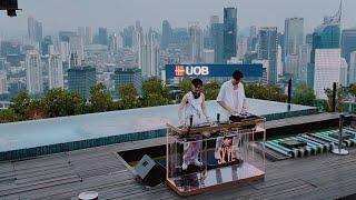 Autograf | Afro House Mix 2024 | Enchanting Rooftop Sunset in Jakarta, Indonesia at SKYE