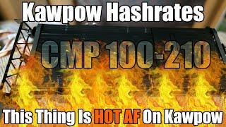 Kawpow Runs HOT AF - CMP 100-210 Ravencoin Hashrate