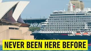 Live: Queen Anne's FIRST Australian arrival: Sydney welcomes NEW Cunard Cruise Ship